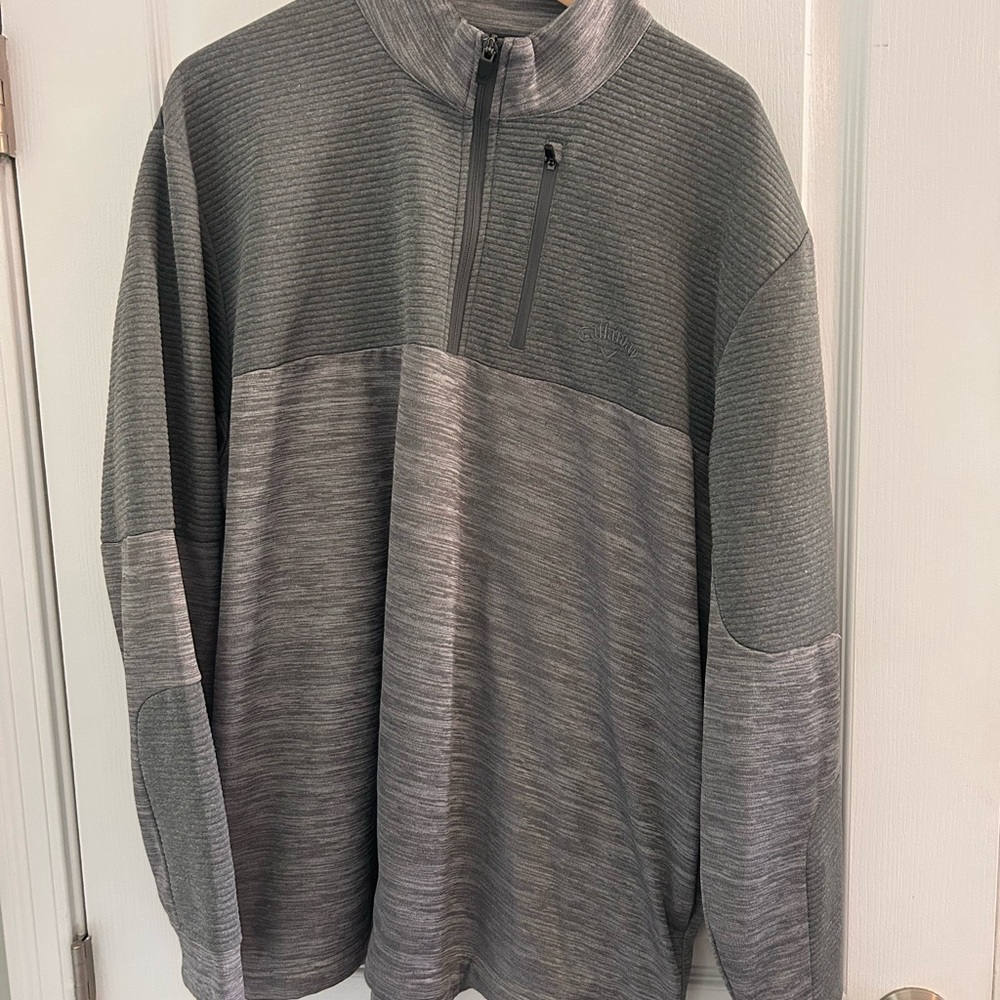 Callaway Gray 1/4-Zip Men's Sweatshirt size XL
